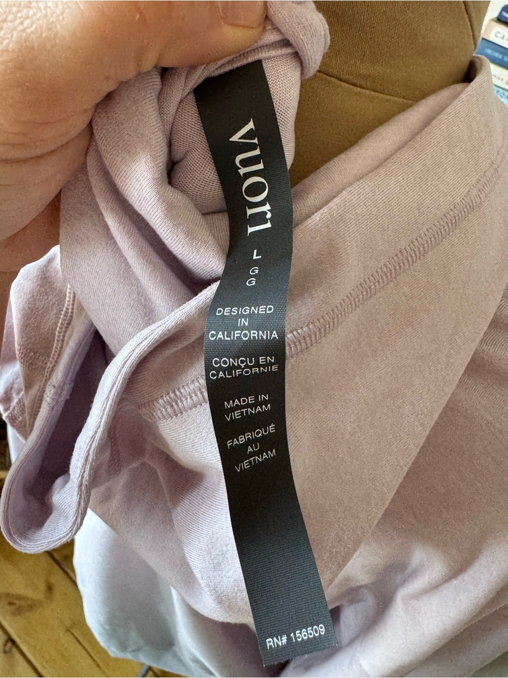 Vuori Halo Modern Pullover Hoodie Pale Lavender Large - Picture 6 of 10